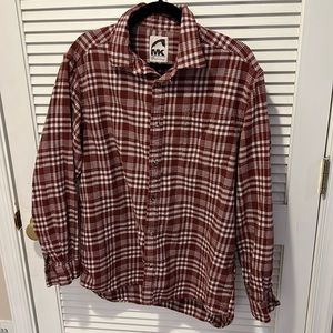 Men’s flannel long sleeve shirt size large